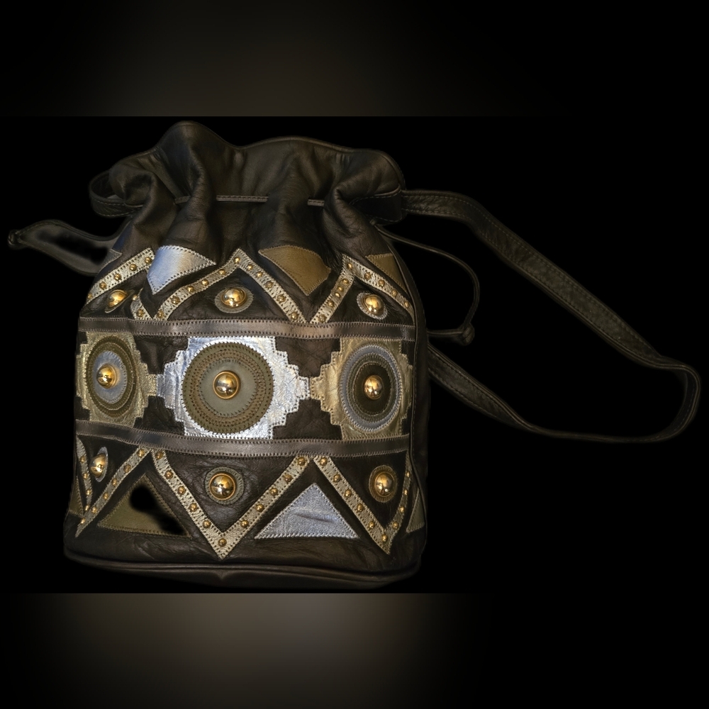 Black and Gold Designer Women's Bag